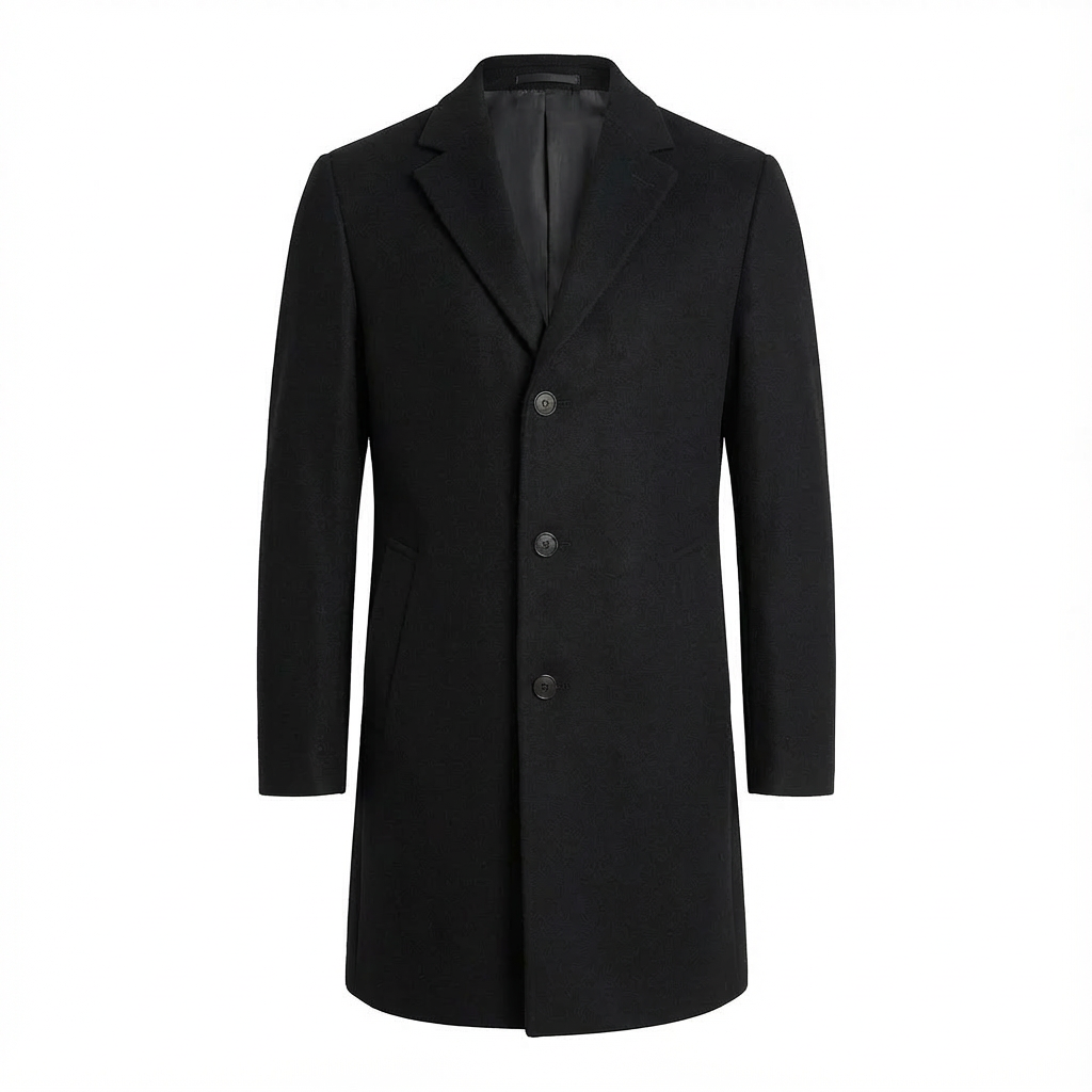 Herren Mid-Length Trenchcoat – Moderner Mantel Für Business & Alltag