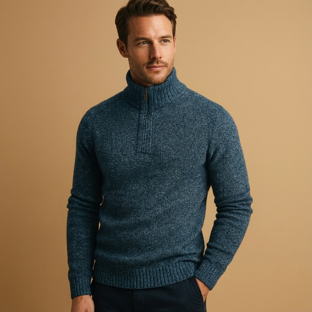 Leichter Herren Feinstrickpullover – Smart Für Büro & Freizeit