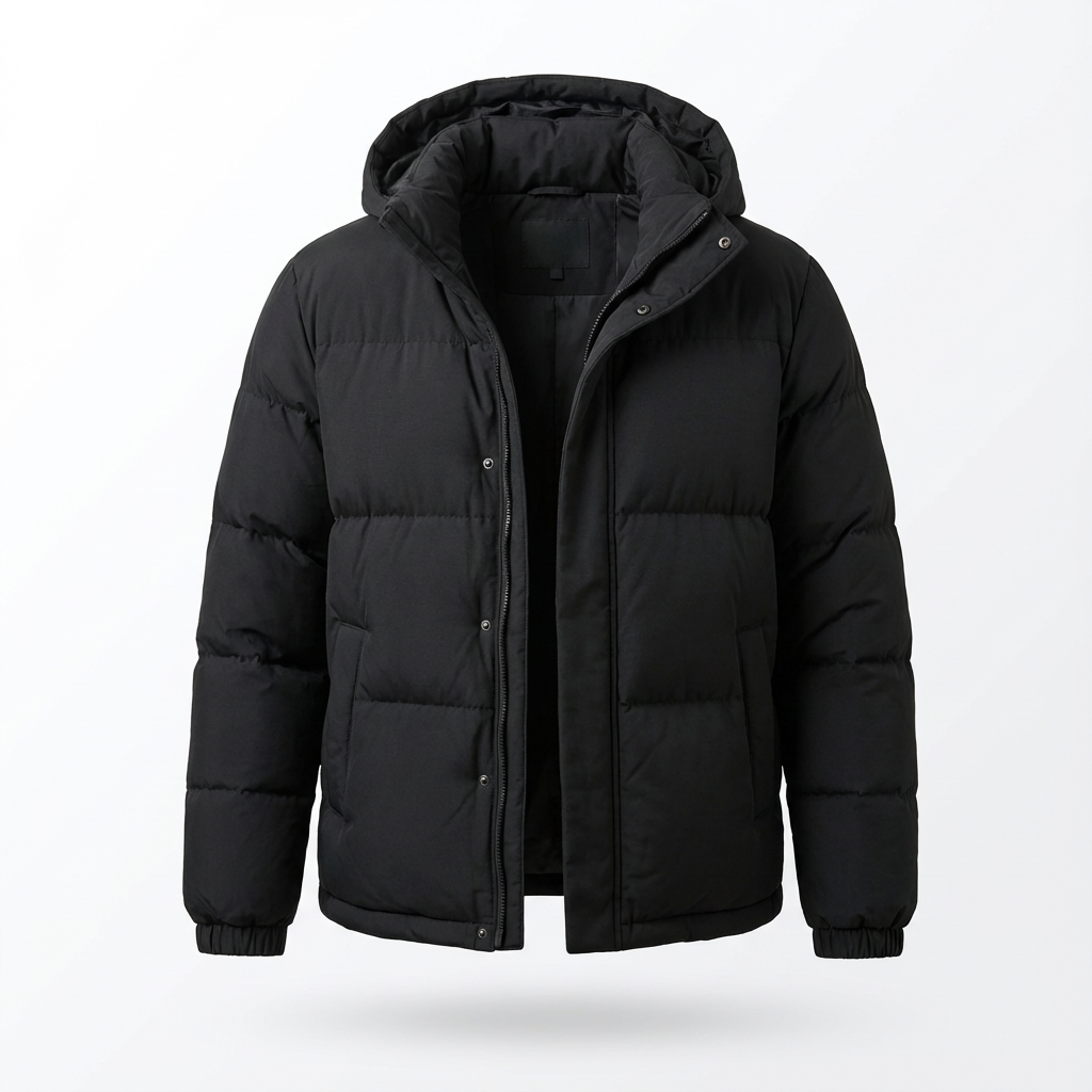 Herren Pufferjacke Mit Kapuze – Leichte Steppjacke Für Winter & Alltag