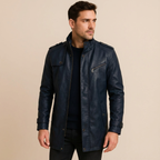 Herren Winterjacke – Wetterfest Warm Strapazierfähig Gürteljacke