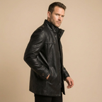 Herren Winterjacke – Wetterfest Warm Strapazierfähig Gürteljacke