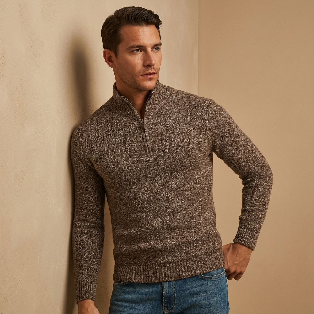 Leichter Herren Feinstrickpullover – Smart Für Büro & Freizeit