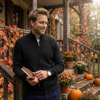 Herren Cashmere Cardigan – Refined Elegant Strickjacke Für Smart Casual & Business