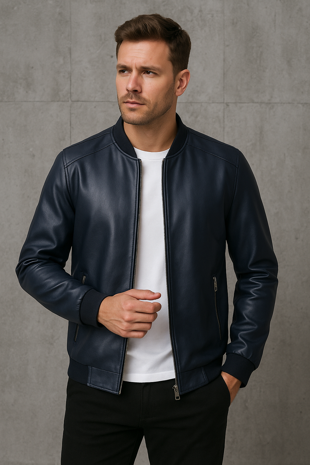 Leather Jacket für Herren in