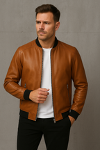 Leather Jacket für Herren in