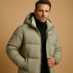 Herren Pufferjacke Mit Kapuze – Leichte Steppjacke Für Winter & Alltag
