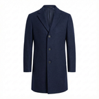 Herren Mid-Length Trenchcoat – Moderner Mantel Für Business & Alltag