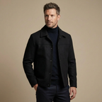 Herren Premium Wolljacke – Kurzer Wollmantel Für Smart Casual & Business