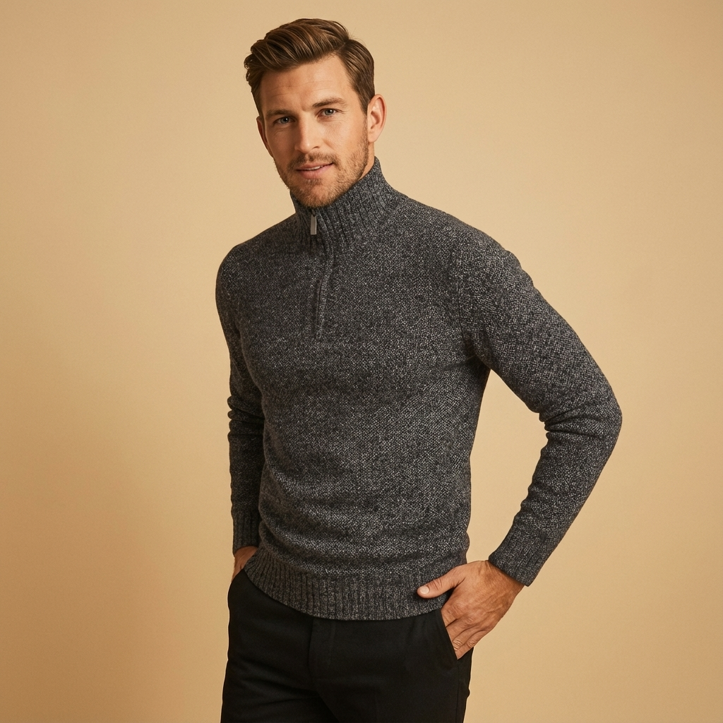 Leichter Herren Feinstrickpullover – Smart Für Büro & Freizeit