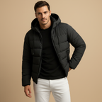 Herren Casual Kapuzenjacke – Gefütterte Winterjacke Für Alltag & Pendeln