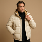 Herren Pufferjacke Mit Kapuze – Leichte Steppjacke Für Winter & Alltag