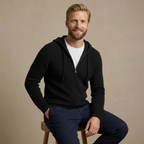 Luxuriöser Kaschmir Hoodie – Zeitloser Zip-Hoodie aus 100 % Reinem Kaschmir